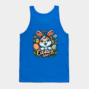 Happy Easter Day Bunny Tank Top